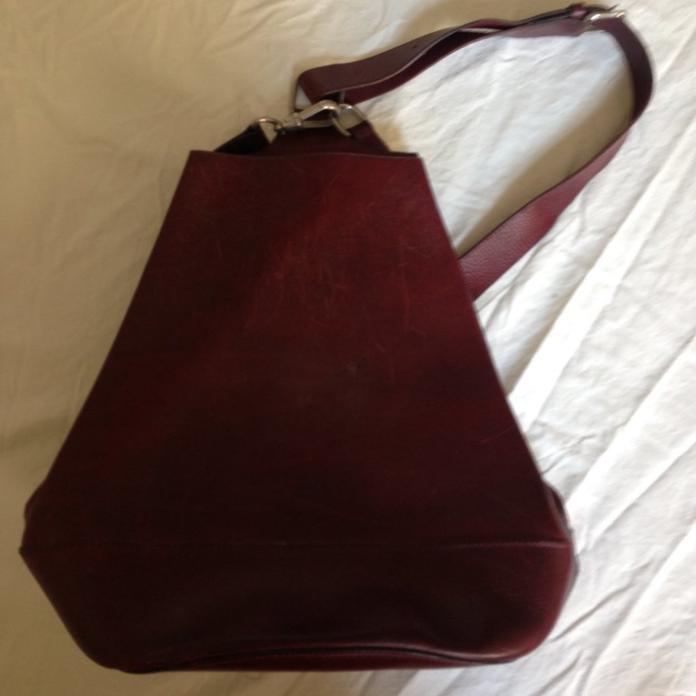 L&G Roldrini Luggage Leather purse/bag used brown